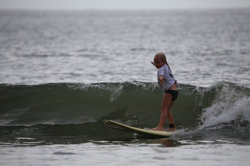 Sofie, surfing her way into the finals.